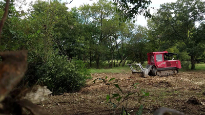 During mulching